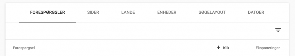 google search console
