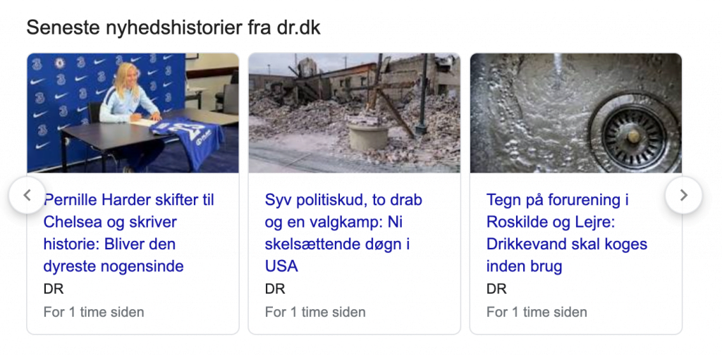 Article Schema markup